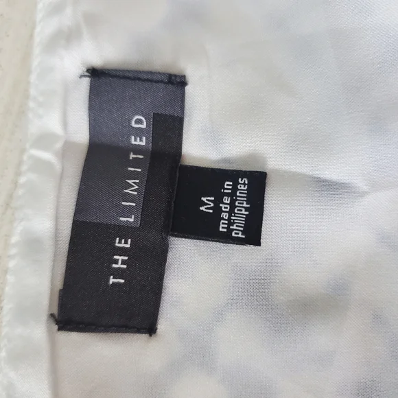 The Limited Blue and White Spaghetti Strap Tank Top - Picture 6 of 6